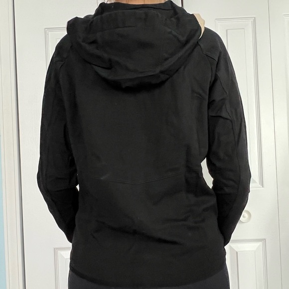 Rise Sportswear Zip-Up Beige/Black Hoodie with Zip-Up Pockets - Size Large - Picture 3 of 8